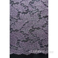 100% Polyester Cord Lace Fabric Dengan Glitter